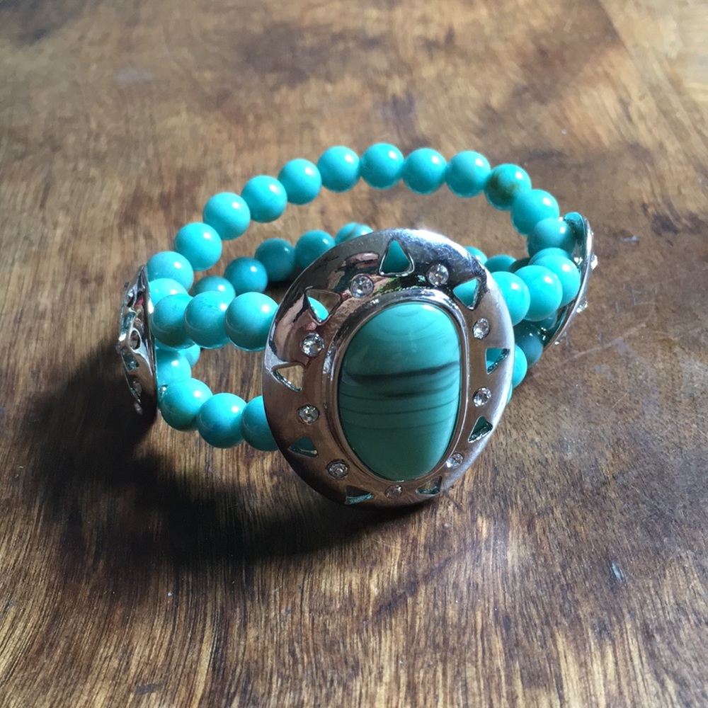 Turquoise bracelet “feaux”-SOLD
